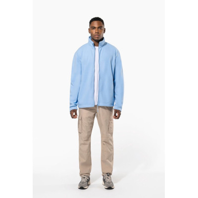 Men's microfleece zip jacket